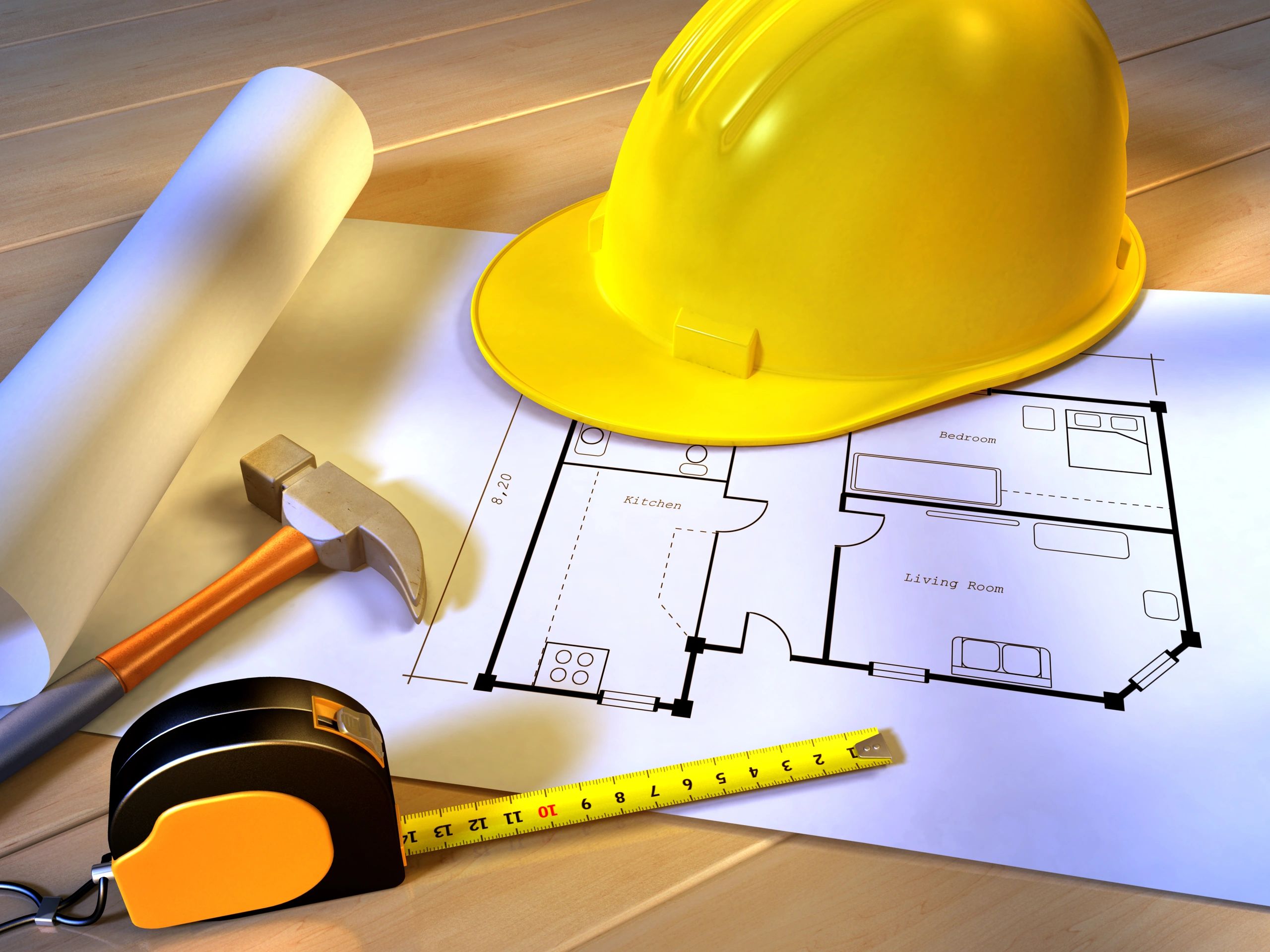 A project for a new house with an
